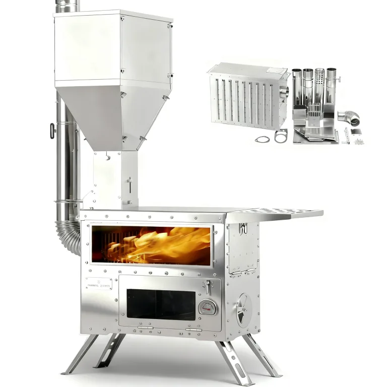 GREEN STOVE Hori 5 Max Pellet Hot Tent Stove Multi-Functional Outdoor Camping Stove With Oven